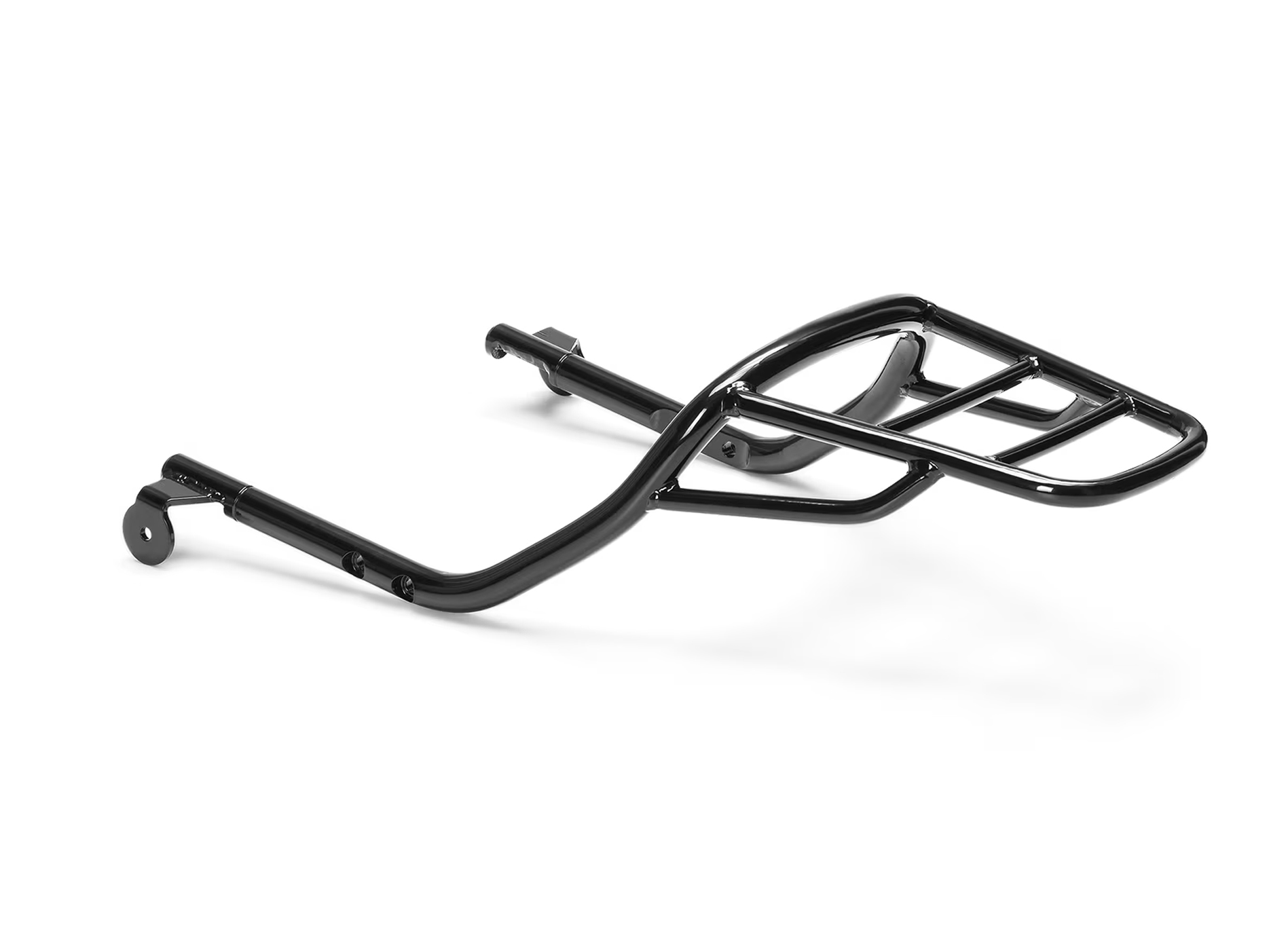 Gepäckträger, schwarz für Moto Guzzi V9 Bobber