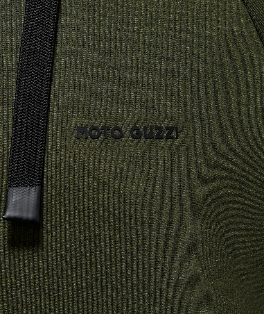Unisex Hoodie Kapuzenpullover „Moto Guzzi Essential“ grün