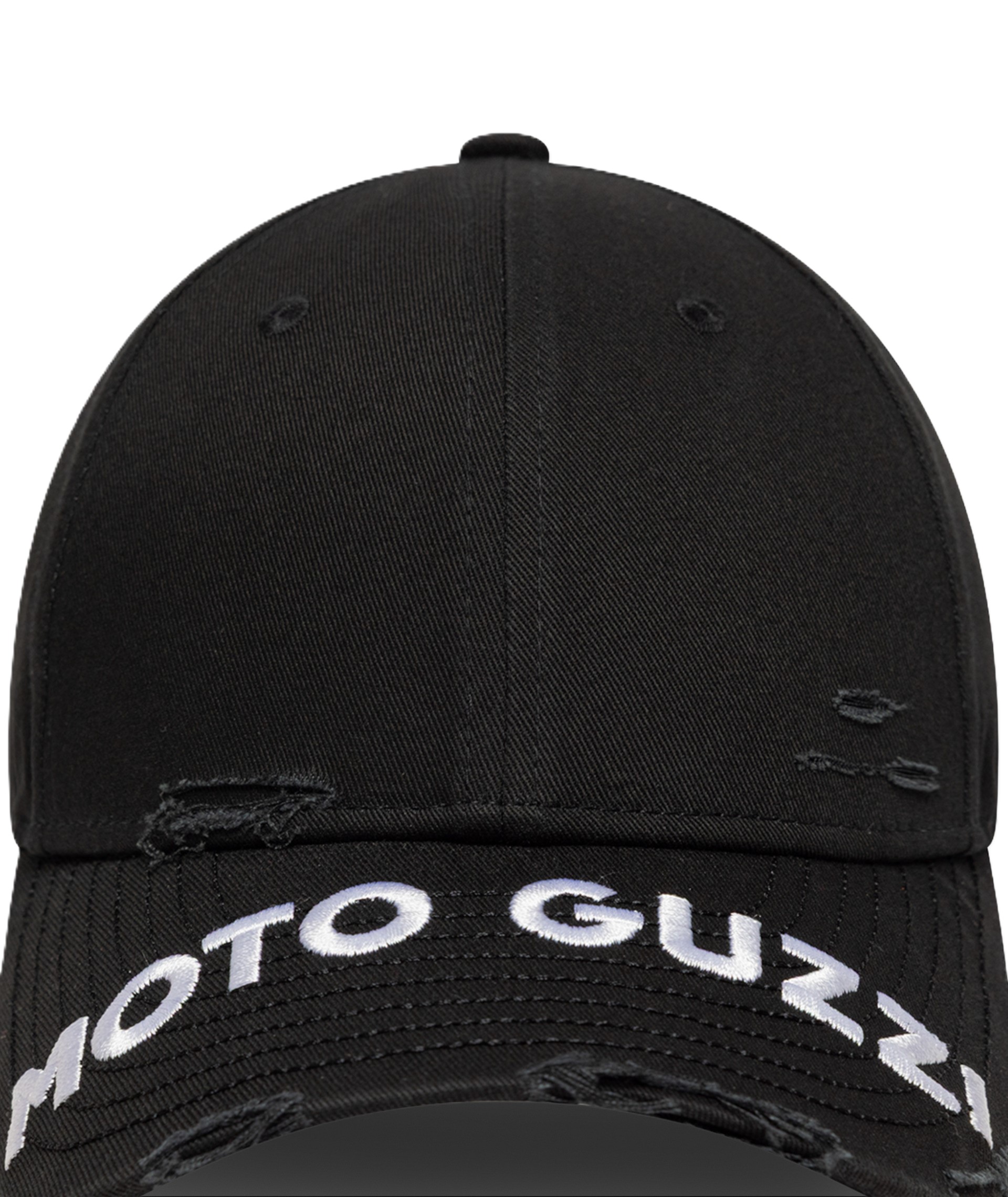 Moto Guzzi Basecap New Era 9Forty Distressed schwarz