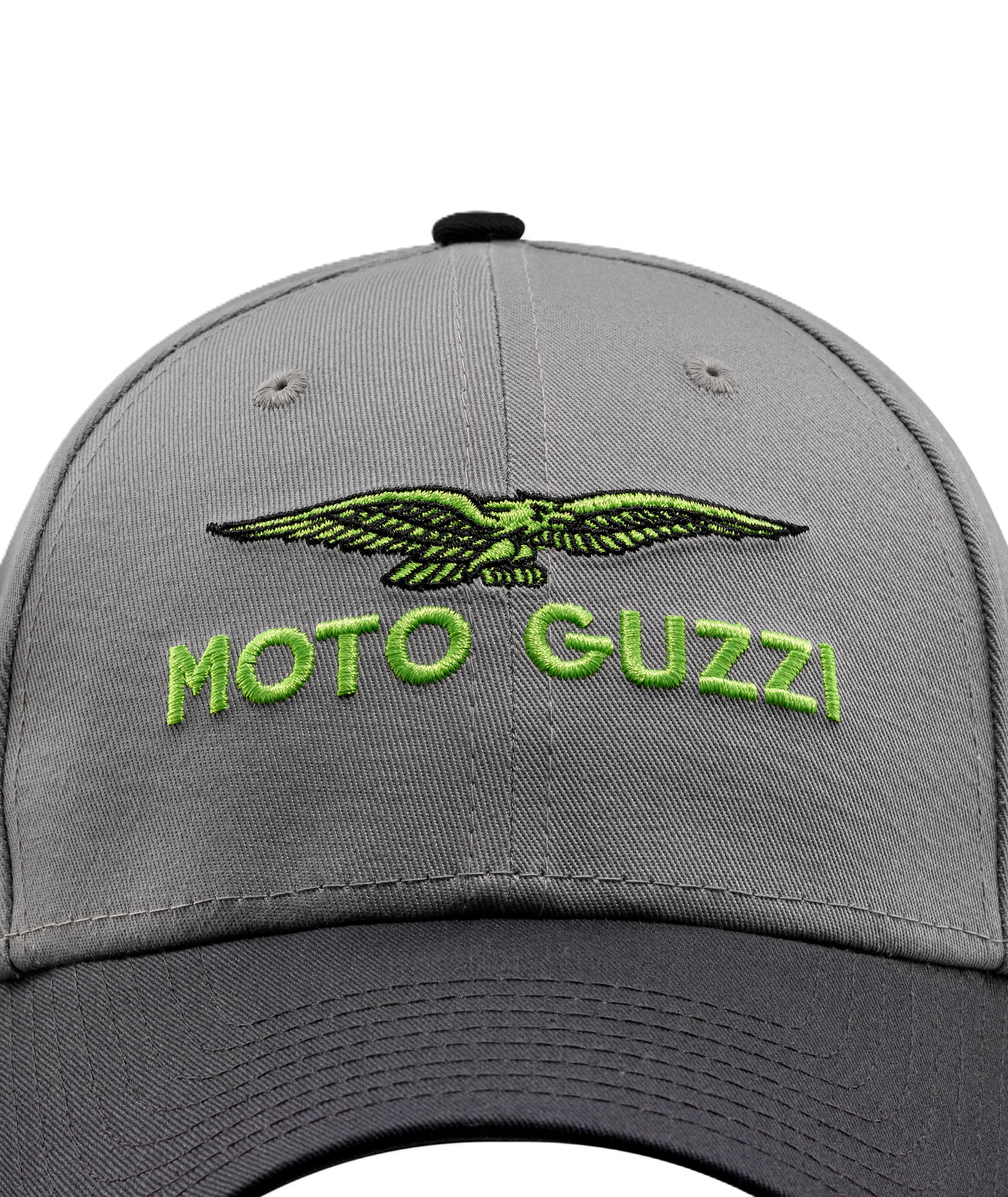 Moto Guzzi Basecap New Era 9Forty grau schwarz