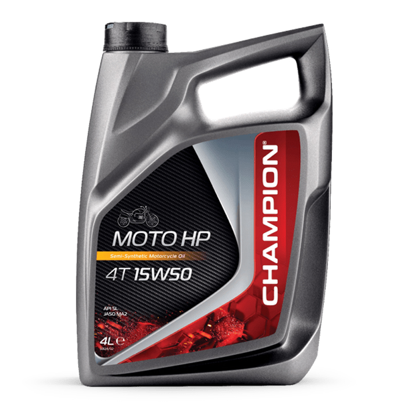 CHAMPION®  Moto HP 4T 15W-50 Motoröl - 4 Liter