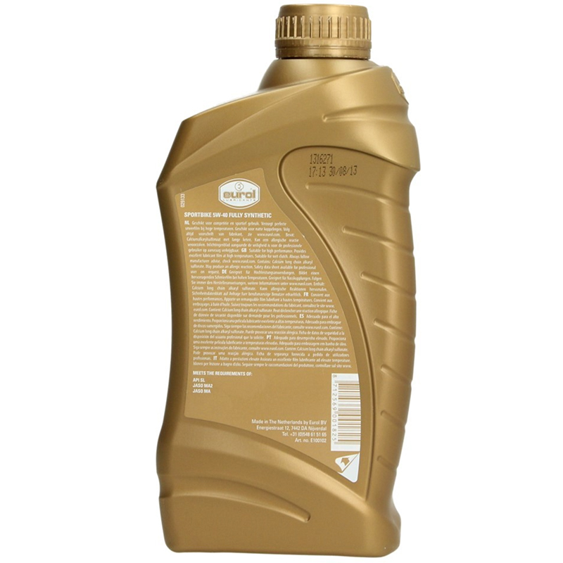 Eurol Motoröl 4-Takt, 1 l, SAE 5W-40, Eurol Sportbike, vollsynthetisch
