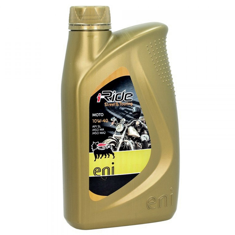 Eni Motoröl 4-Takt, 1 l, SAE 10W-40, i-Ride moto, teilsynthetisch