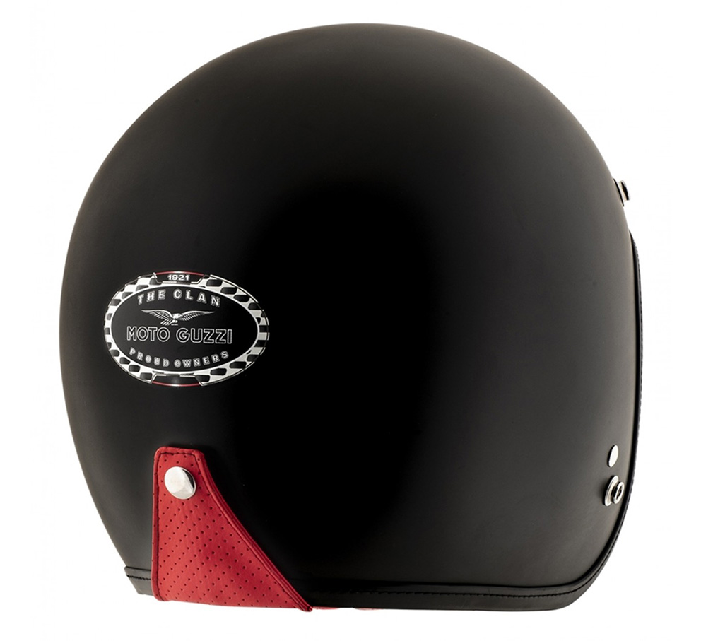 Moto Guzzi Jethelm, The Clan, schwarz, matt