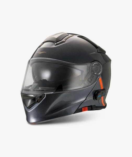Moto Guzzi Helm „Modular BT“ schwarz mit Bluetooth
