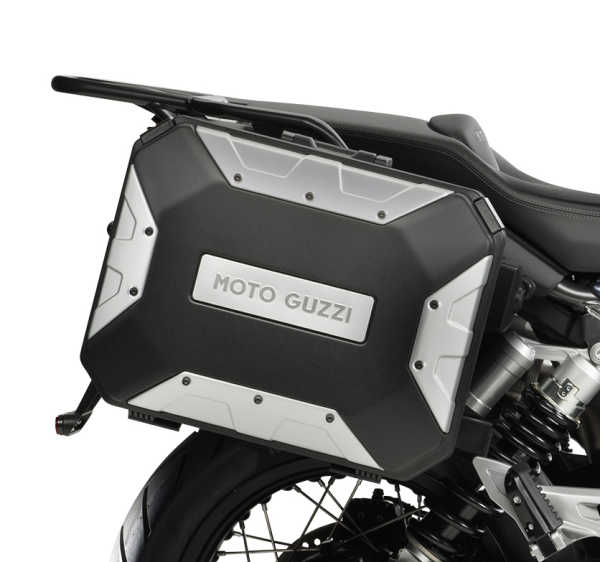 Aluminium Seitenkoffer (Satz) &quot;URBAN&quot; für Moto Guzzi V85 TT