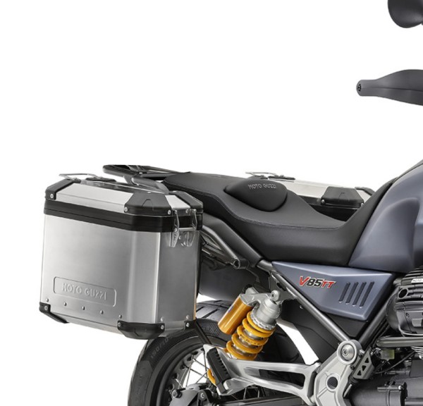 Original Aluminium Koffersatz Moto Guzzi V85 TT